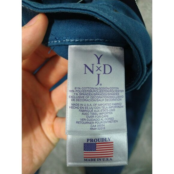 NYDJ Jeans Pants Womens 4 Blue Skinny Legging Lift Tuck Stretch Mid Rise - Picture 9 of 11